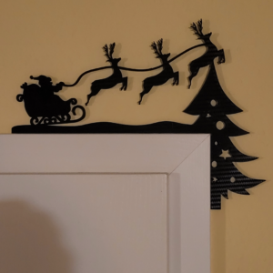 Kerst deur versiering