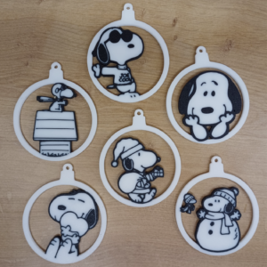 Snoopy kerstballen
